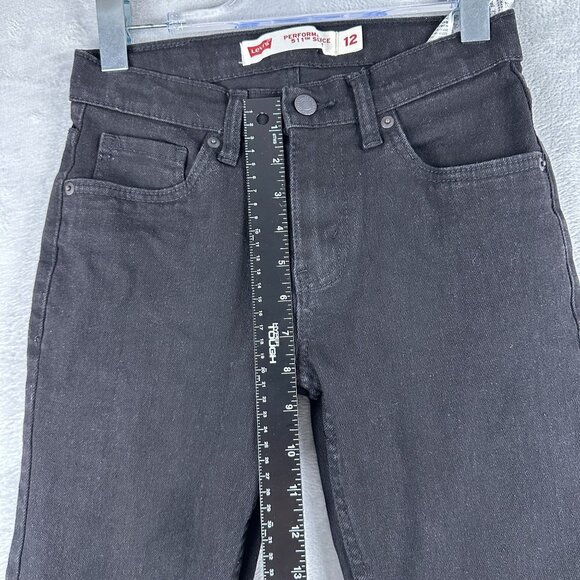 Levi's 511 Skinny Jeans Womens Size 12 Performance Slim Fit Mid Rise Black - Picture 7 of 12